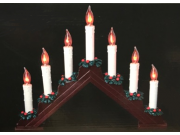 Premier 7 Bulb 'V' Shaped Flickering Candlebridge